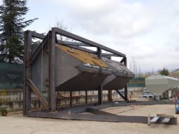 train aggregate hopper 8x6x84 mt