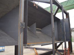 train aggregate hopper 8x6x84 mt