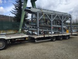 Inline Aggregate Storage Hopper + Belt Conveyor