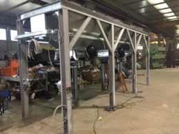 Inline Aggregate Storage Hopper