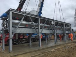 Inline Aggregate Storage Hopper