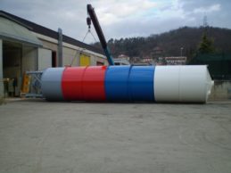 Telescopic Vertical Silo for Container Telescopic Vertical Silo for Container