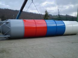 Telescopic Vertical Silo for Container Telescopic Vertical Silo for Container