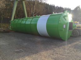 Monolithic Vertical Cement Silo 95m³ Monolithic Vertical Cement Silo 95m³