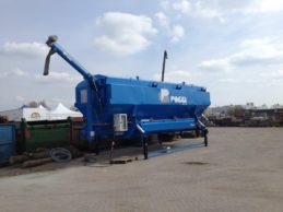 Low Level Horizontal Cement Silo 36m³ with Self Installing Screw Low Level Horizontal Cement Silo 36m³ with Self Installing Screw