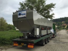 Low Level Horizontal Cement Silo 36m³ Low Level Horizontal Cement Silo 36m³