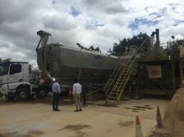 Low Level Horizontal Cement Silo 36m³ Low Level Horizontal Cement Silo 36m³