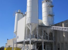 2 x Bolted Vertical Cement Silos 80m³ + Belt Conveyor 2 x Bolted Vertical Cement Silos 80m³ + Belt Conveyor