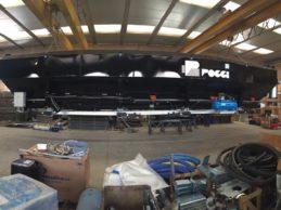 Low Level Horizontal Cement Silo 66m³ Low Level Horizontal Cement Silo 66m³