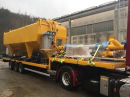 Low Level Horizontal Cement Silo 26m³ Low Level Horizontal Cement Silo 26m³