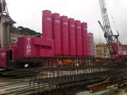 6 x Monolithic Vertical Bentonite Silos 50m³ 6 x Monolithic Vertical Bentonite Silos 50m³