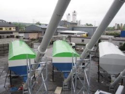 3 x Low Level Horizontal Cement Silo 76m³ 3 x Low Level Horizontal Cement Silo 76m³