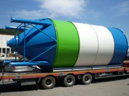 Monolithic Vertical Cement Silo 40m³ Monolithic Vertical Cement Silo 40m³